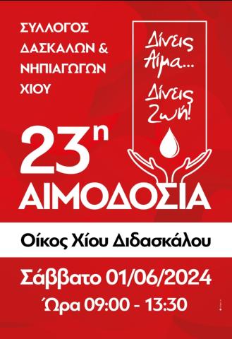 Αιμοδοσία Δάσκαλοι Νηπιαγωγοί